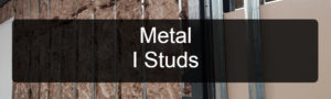 Metal I Stud Banner